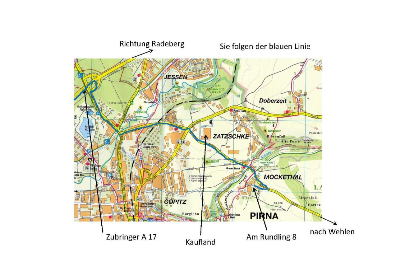 Ferienwohnung Wawrok Pirna Exteriör bild